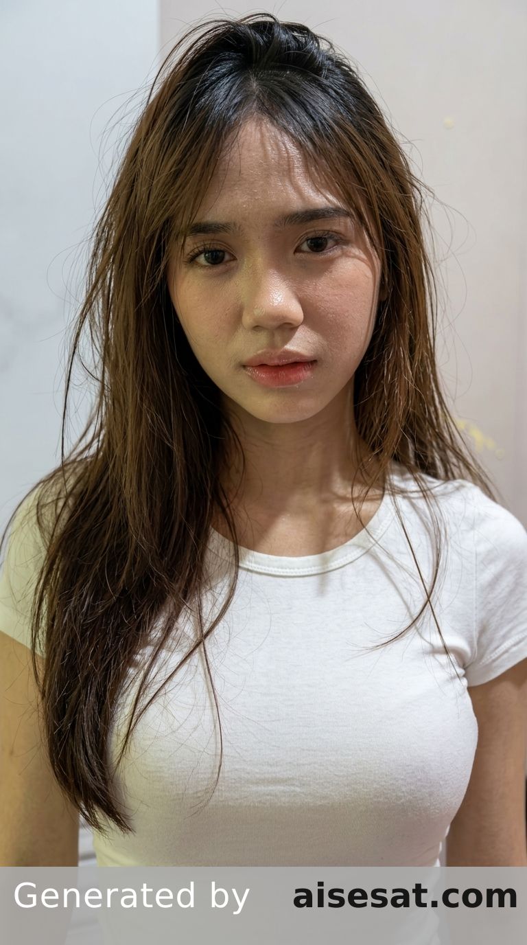 AI Influencer Extreme Close Up Detail 2037